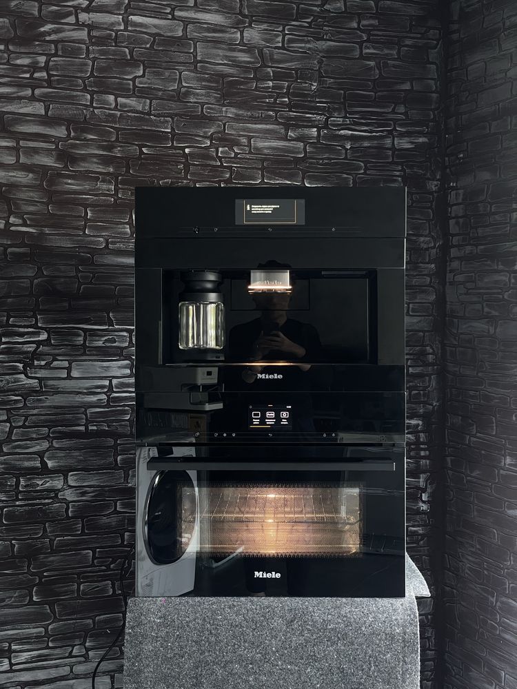 Топ Комлект!Духовка з мікрохвильовкою+Кавомашина Miele H 7640 CVA 7840