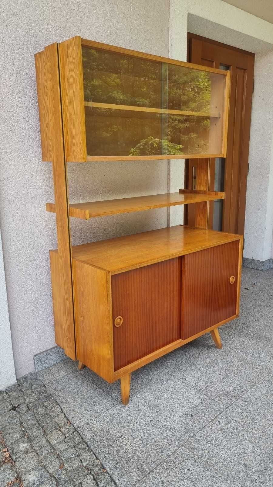 Regał modułowy Mid Century Design Lata 60 PRL Czechosłowacja Jirak