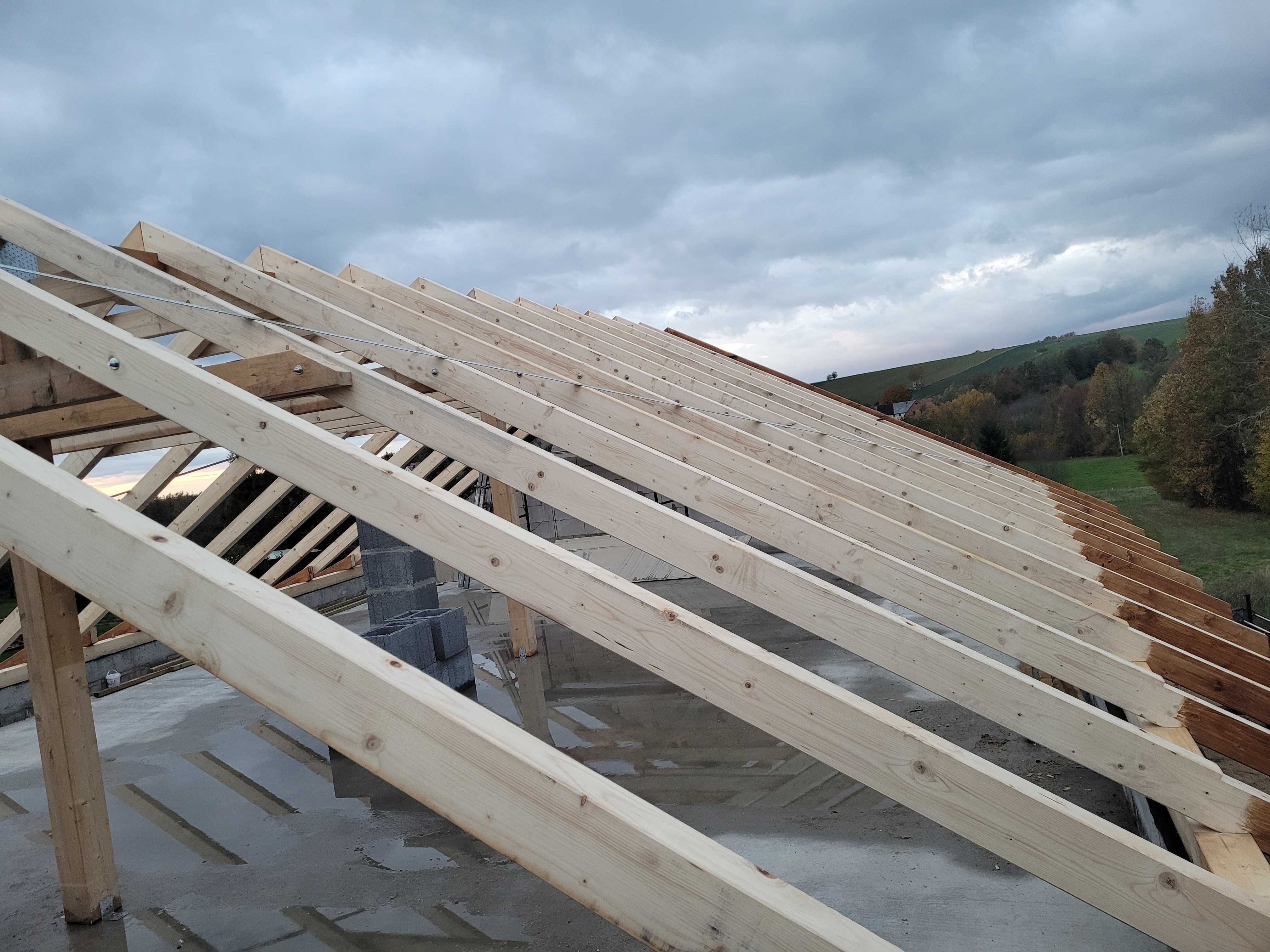 Więźba dachowa/konstrukcje z drewna CNC/produkcja i montaż