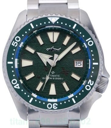 Годинник чоловічий механіка з автопідзаводом Heimdallr кал. Seiko NH35