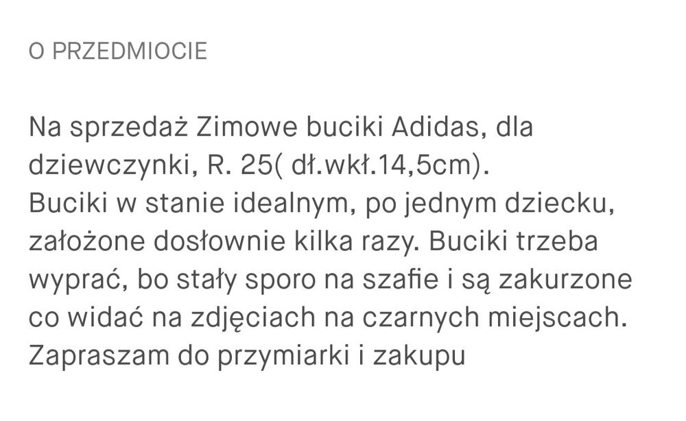 Kozaczki zimowe Adids