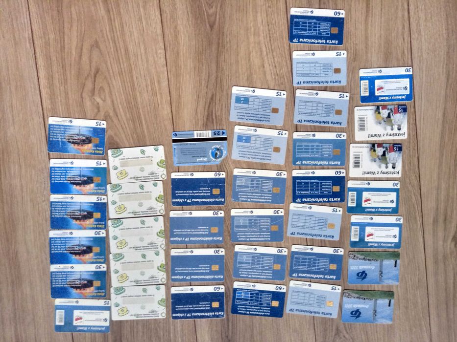 Karty telefoniczne tp - 1 zl