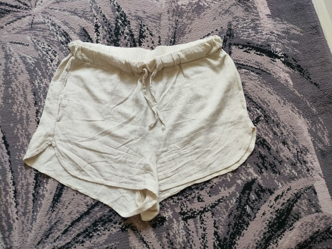Spodenki damskie len viskoza Primark XL