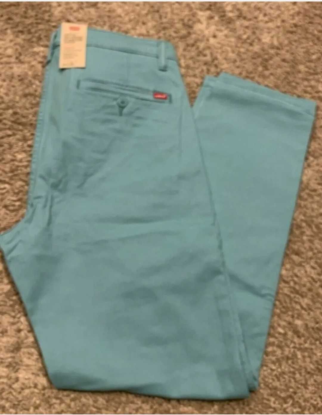 LEVI'S XX CHINO Standard Taper Fit W\Stretch Jade Blue Green 40X30