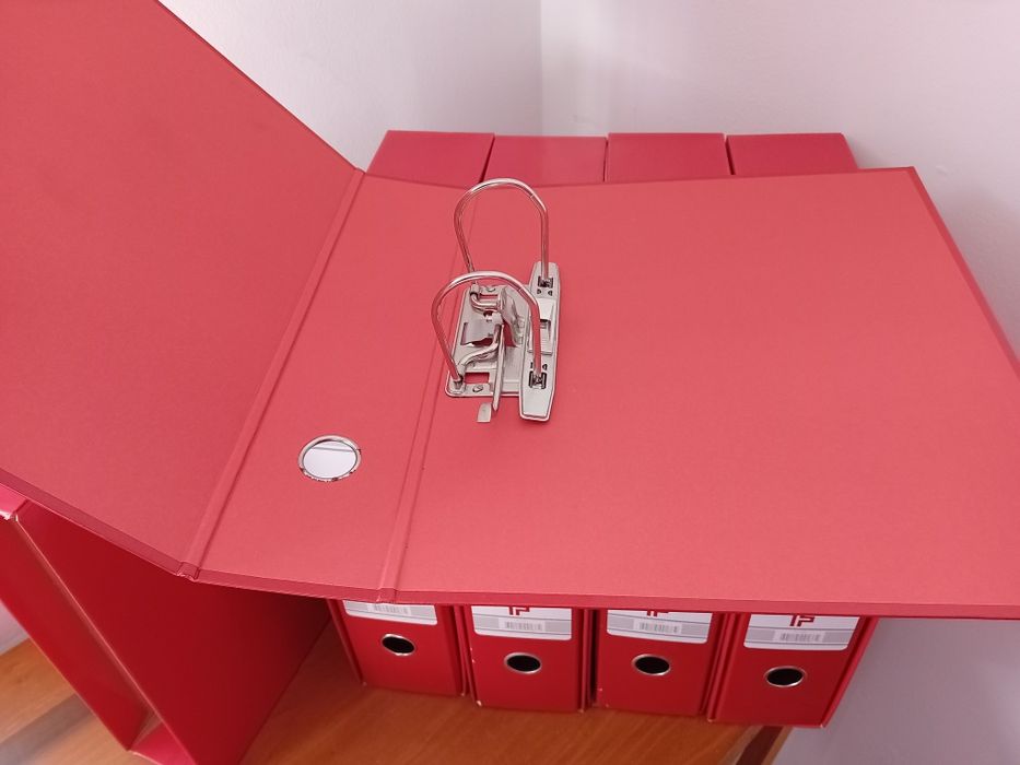 Pastas de arquivo com caixa