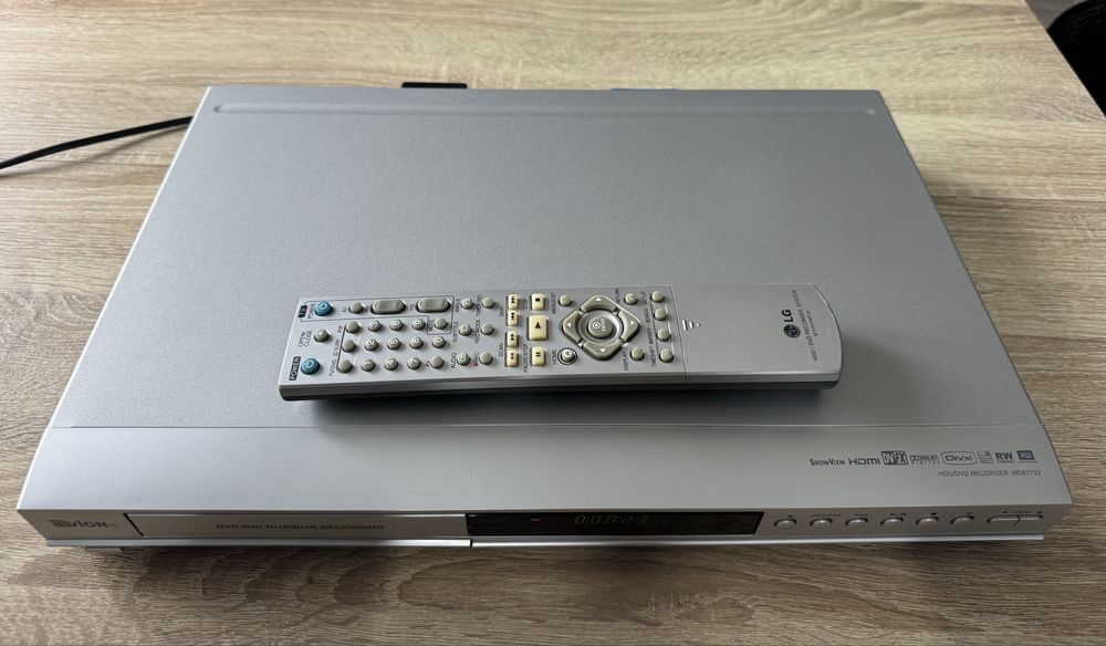 TEVION MD81733 #Nagrywarka DVD HDD #400GB #USB #HDMI #Dv-in #DivX#Pilo