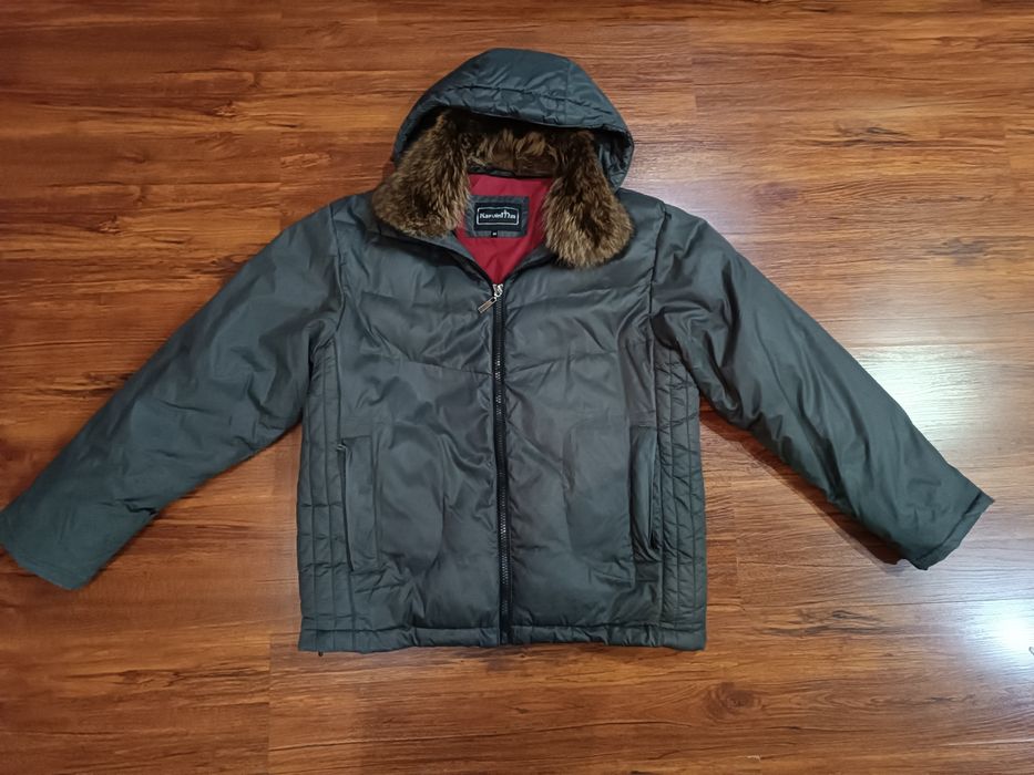 Пуховик чоловічий зимовий 50 размер