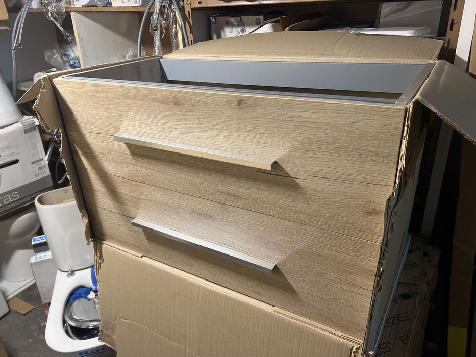 Movel Casa Banho com Lavatorio Suspenso 80x37