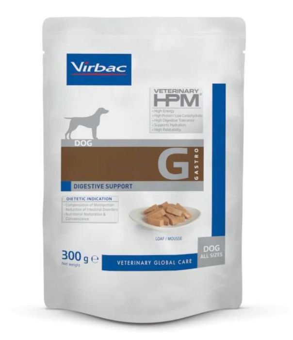 Karma WET. Virbac Veterinary HPM Dog Gastro Digestive Support 10x300g