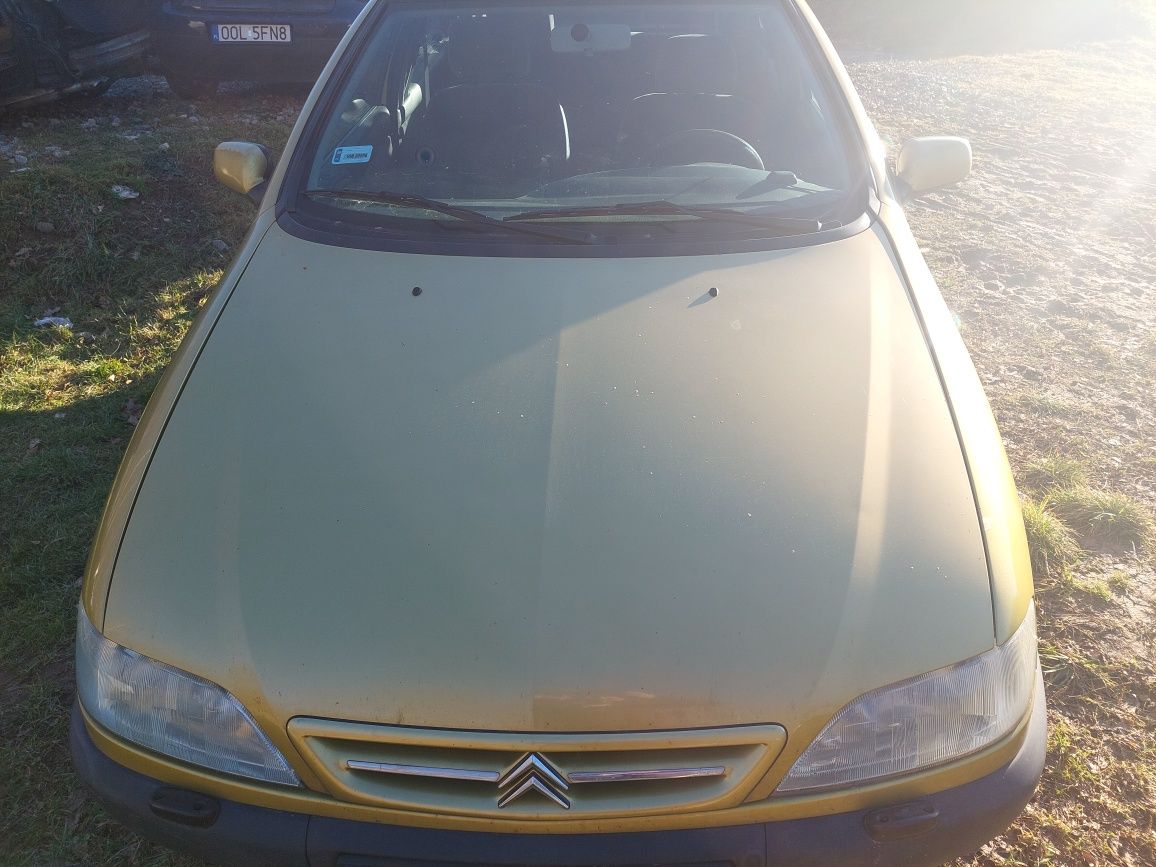 Przód kompletny xsara 2000r KAAC maska zderzak błotnik lampy pas