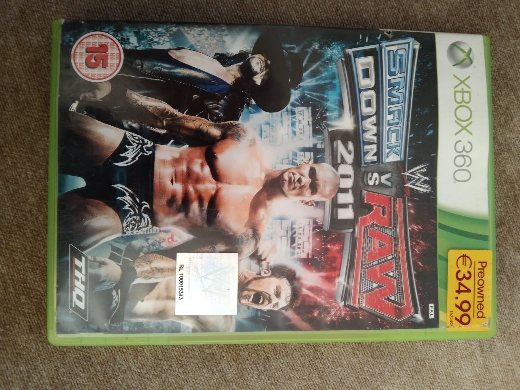 Gra XBOX 360.Smack Down Raw 2011