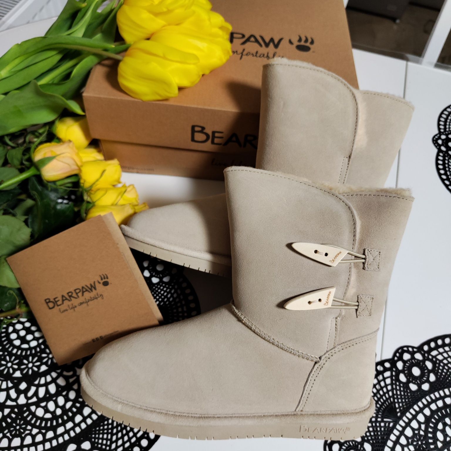 Угги сапоги ботинки Bearpaw Размер 38.5 Оригинал Кожа