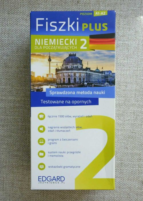 Fiszki plus niemiecki 2 dla początkujących A1-A2