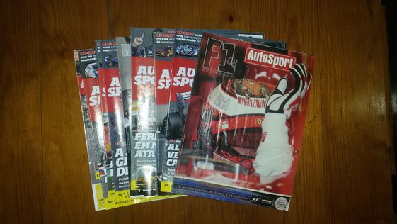 Coleção de revistas Autosport portuguesa