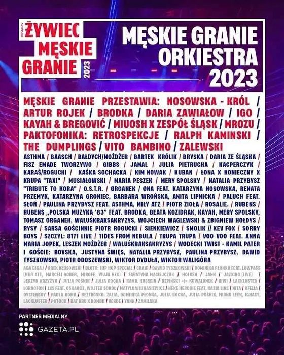 Męskie Granie 2023 Wrocław - 11 sierpnia 2023