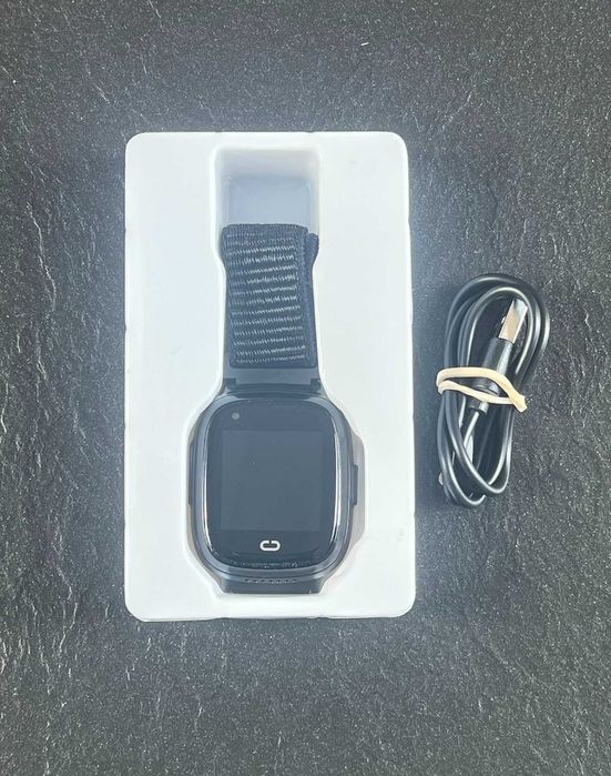 Smartwatch PTHTECHUS 4G dla dzieci z GPS z funkcją SOS czarny