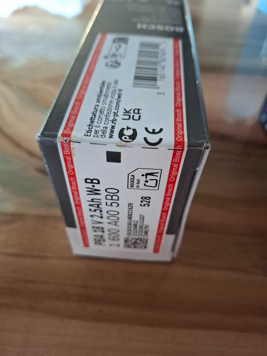 Oryginalny akumulator bateria BOSCH PBA 18V 2,5 Ah Li-Ion 1600A005B0