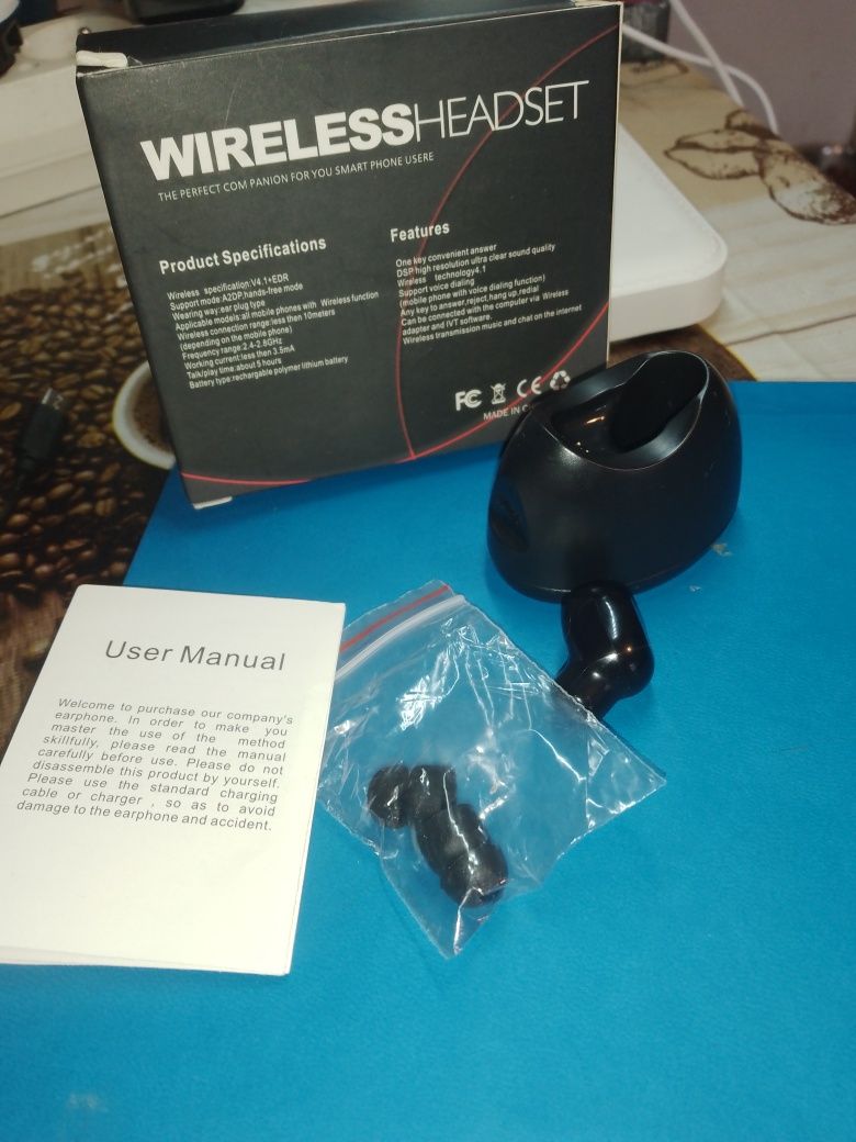 Słuchawka bezprzewodowa WIRELESS HEADSET V4.1