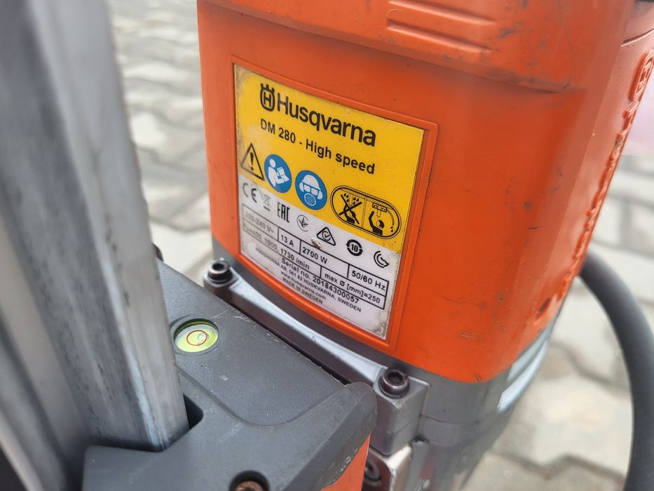 Wiertnica do betonu otwornica Husqvarna DM280+ statyw