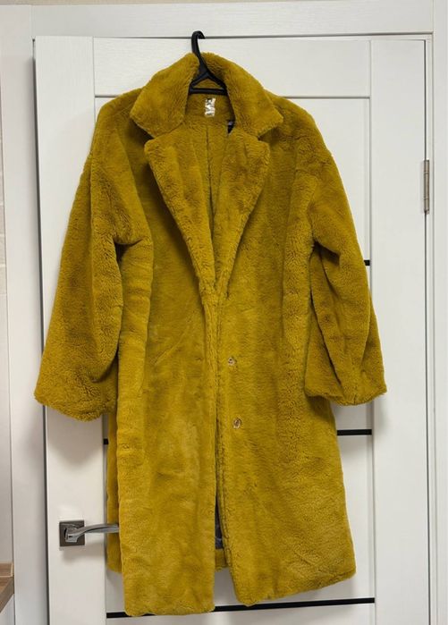 Екошуба - халат на металевих кнопках (з поясом)