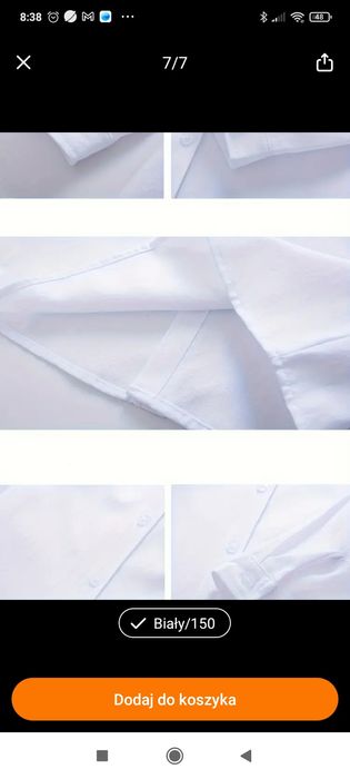 Nowa koszula chłopiec r.152 bawełna