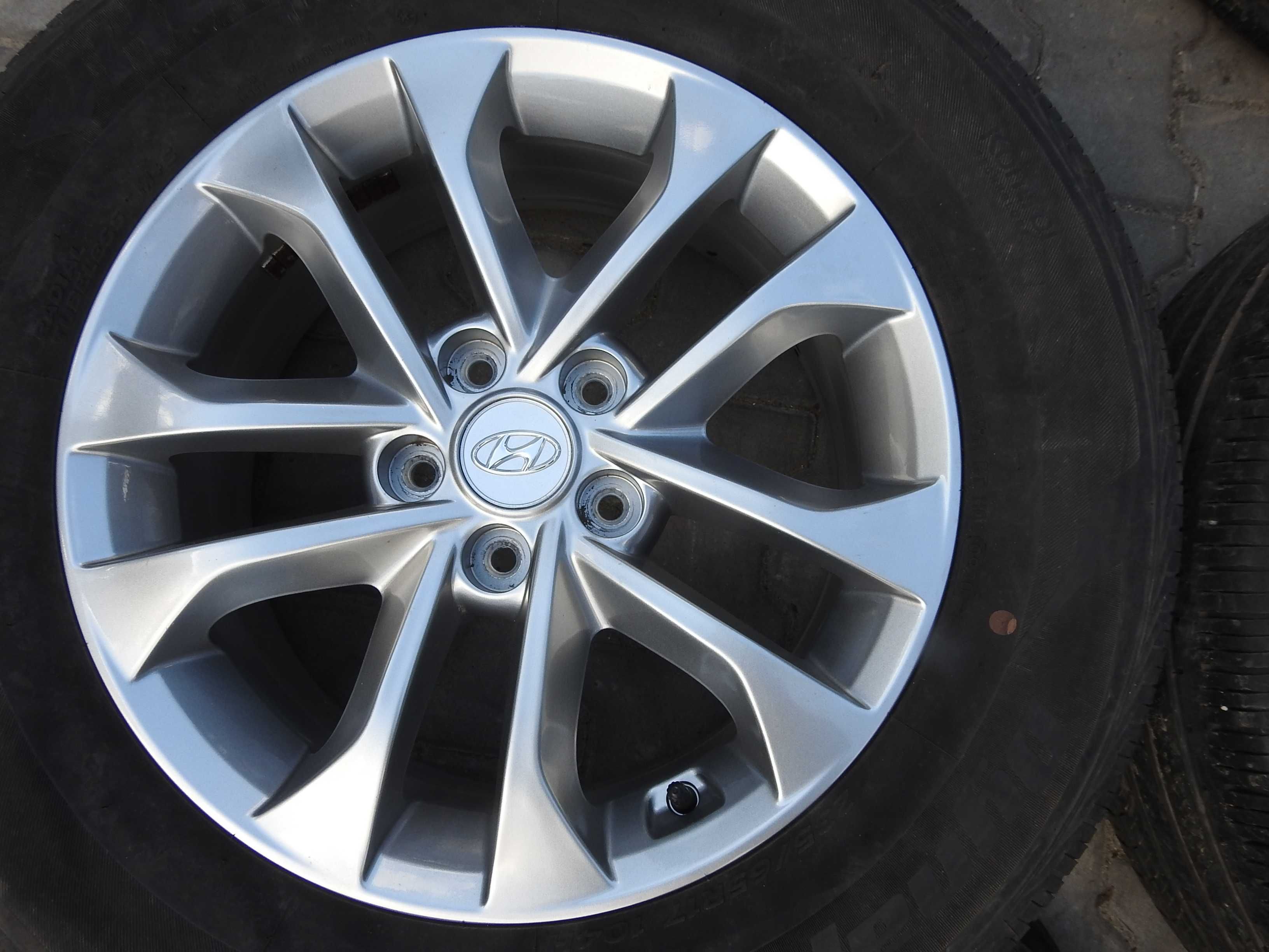 4x ALU 17'' 5x114,3 7J ET 47 HYUNDAI Tucson I30 I40 IX35 Jak NOWE TPMS