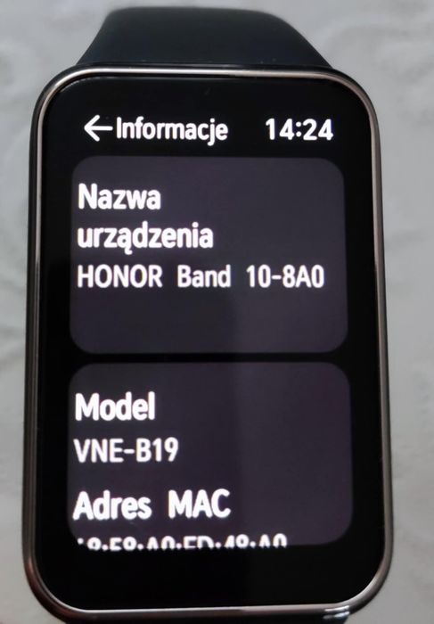 Opaska zegarek Honor Band 10 nowość nowszy model band 9