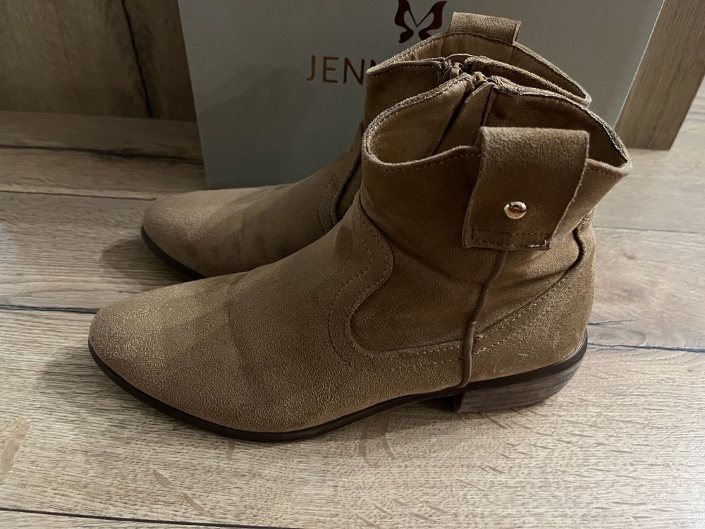 Buty zamszowe brązowe Jenny Fairy 40