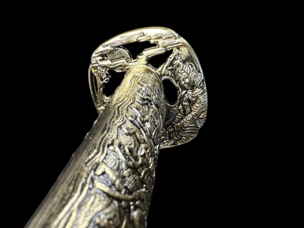 grawerowana katana JAPOŃSKA MASAMUNE ODA miecz samurajski 180 +STOJAK