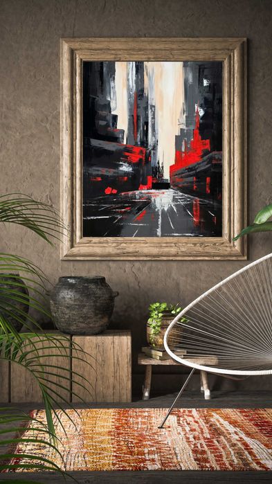 Pulso da Metrópole 60 × 80 cm