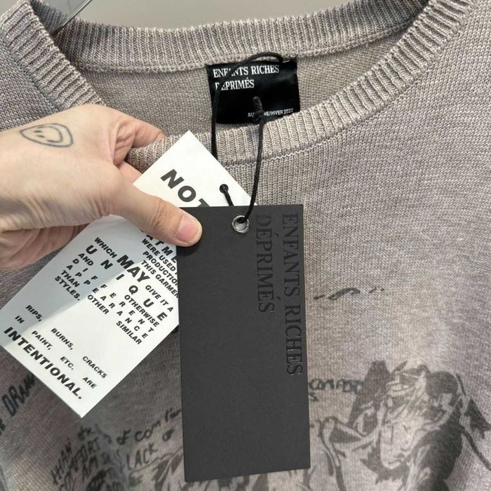 Sweater Enfants Riches DéPriméS Beige 'The Drama Of Opium'