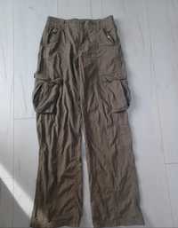 Bojówki H&M 170 spodnie szerokie nogawki
