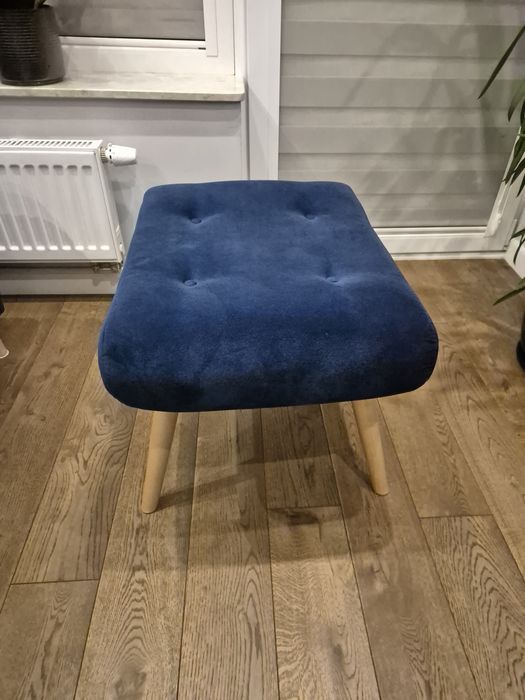 Podnóżek Zele granatowy