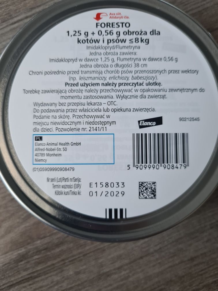 Obroża dla psów lub kotów