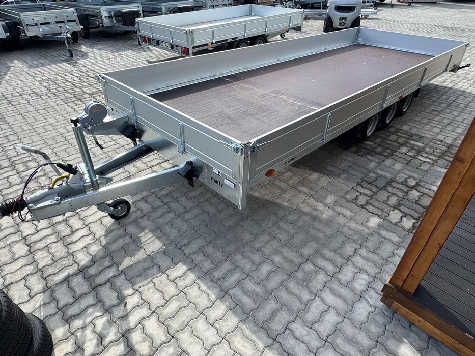 Atrelado MARTZ GT Plateau 600/3 (3.5T) + Taipais em Alumínio