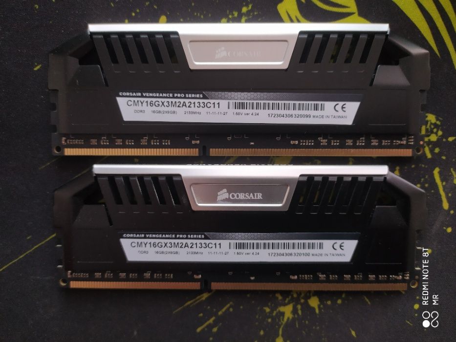 Corsair DDR3 2133mhz 2x8GB C11 - Total 16GB