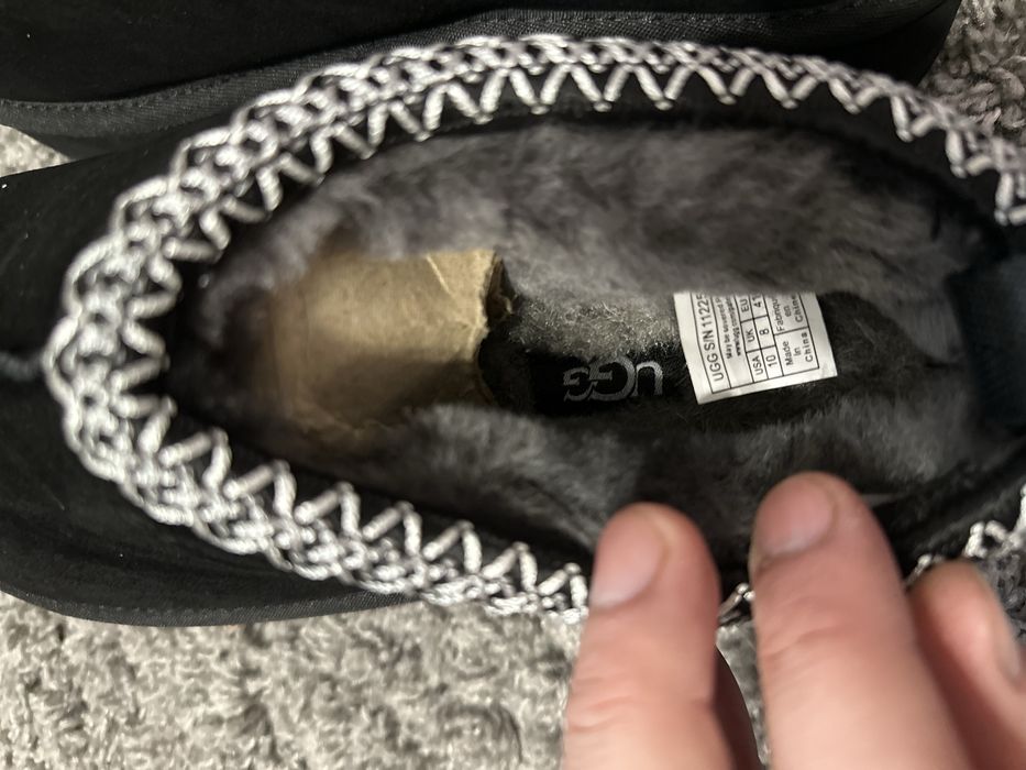 Уггі угги UGG Tasman Platform Black Уги короткі чорні