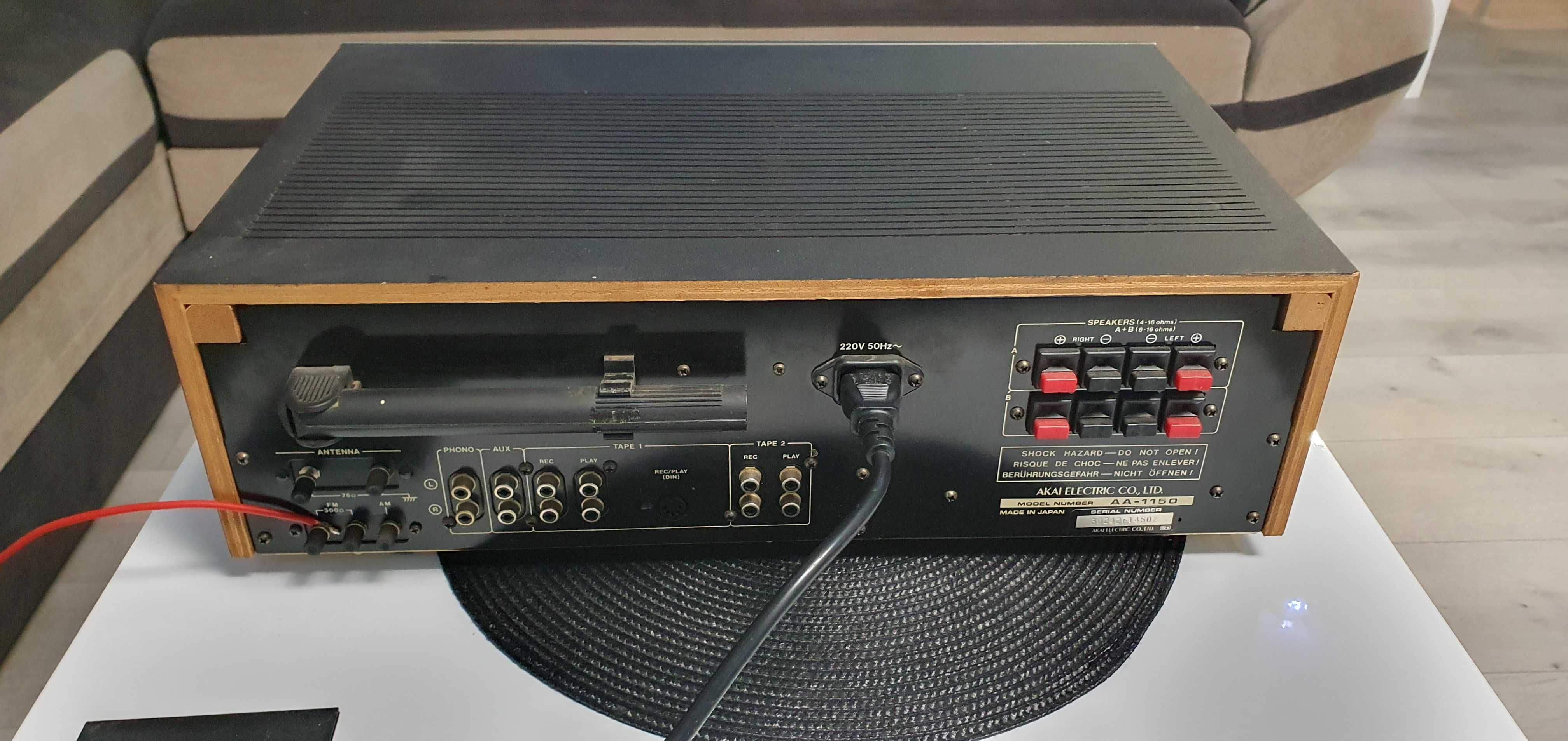 Vintage amplituner Akai AA-1150. Super stan. Po przeglądzie.