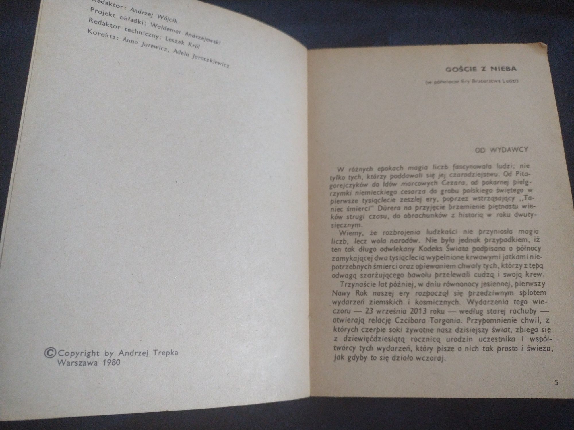 Andrzej Trepka Kosmiczny meldunek