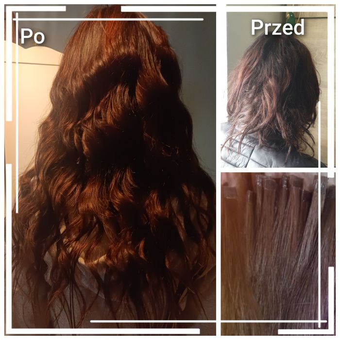 Mobilny fryzjer - przedłużanie włosów