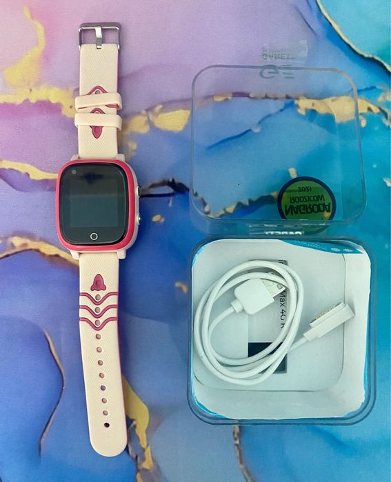 MEGA CENA! Smartwatch dziecięcy Garett Kids Life Max 4G RT różowy