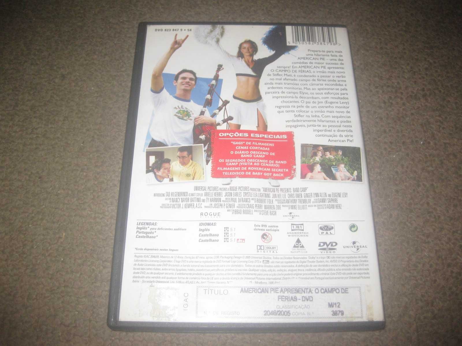 DVD "American Pie: O Campo de Férias" com Eugene Levy