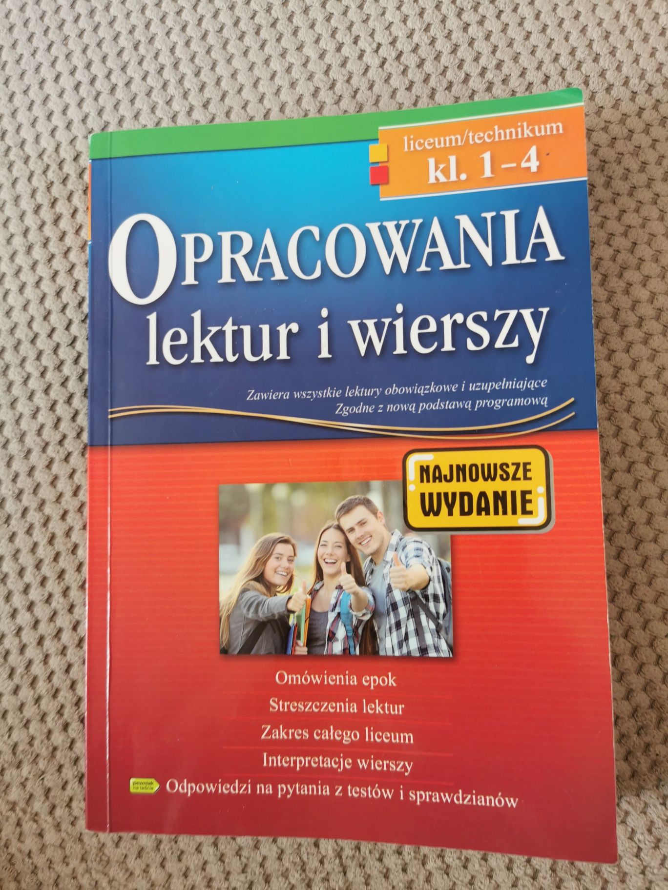 Opracowania lektur i wierszy klasy 1-4 Greg