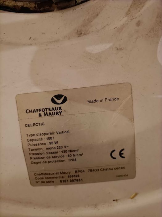 Reservatório de água  para caldeira 100L