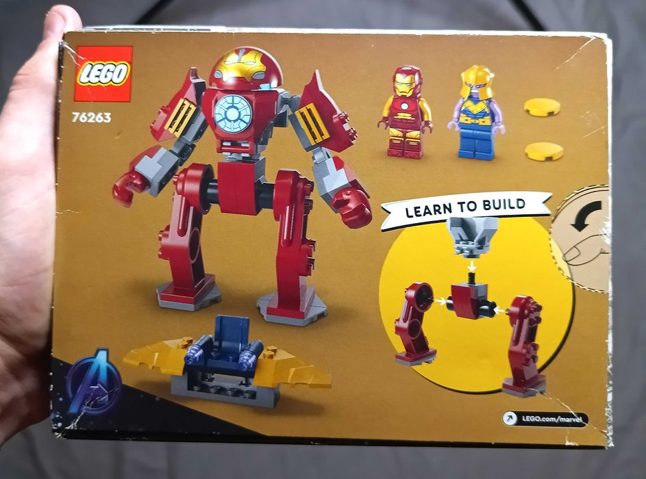Лего Халкбастер Железный Человек Танос LEGO Super Heroes Marvel 76263