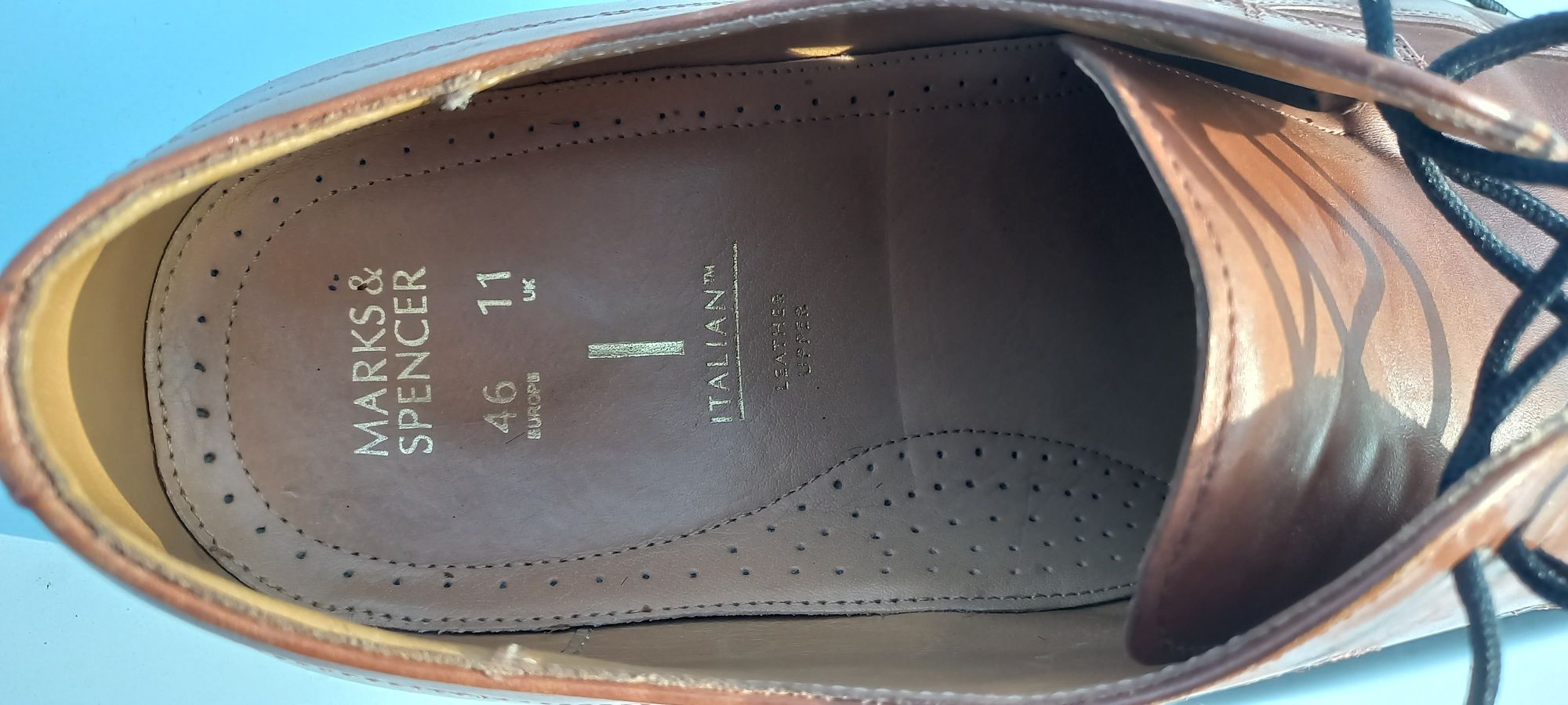 Взуття шкіряне, туфлі шкіряні, Marks & Spencer, чоловічі, 46 розмір
