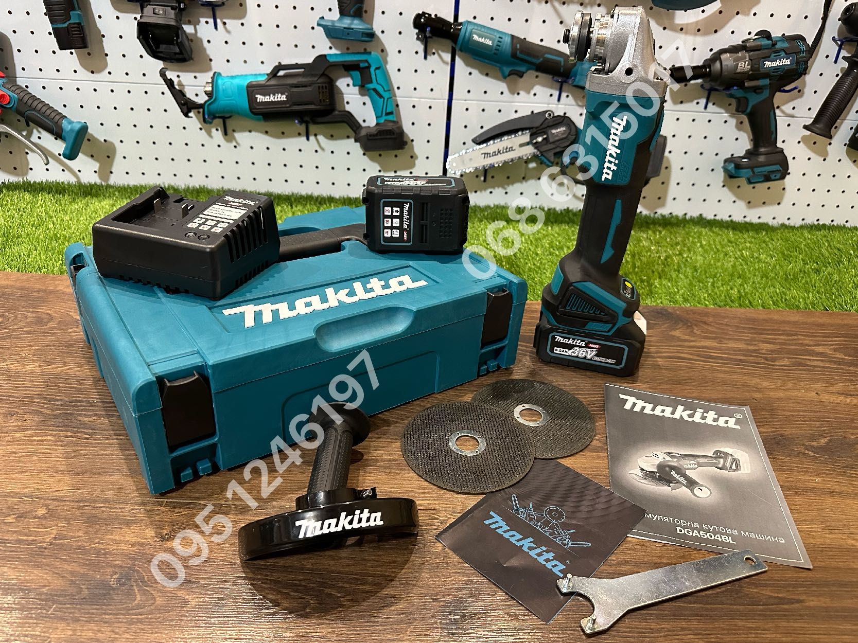 Болгарка акумуляторная Makita DGA504BL АКБ 36V 8Ah угловая шлифмашина