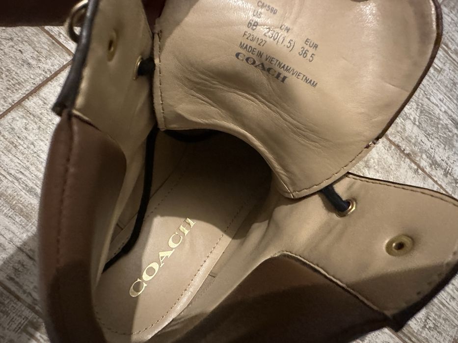 Черевики coach ідеальний стан 36 р-р