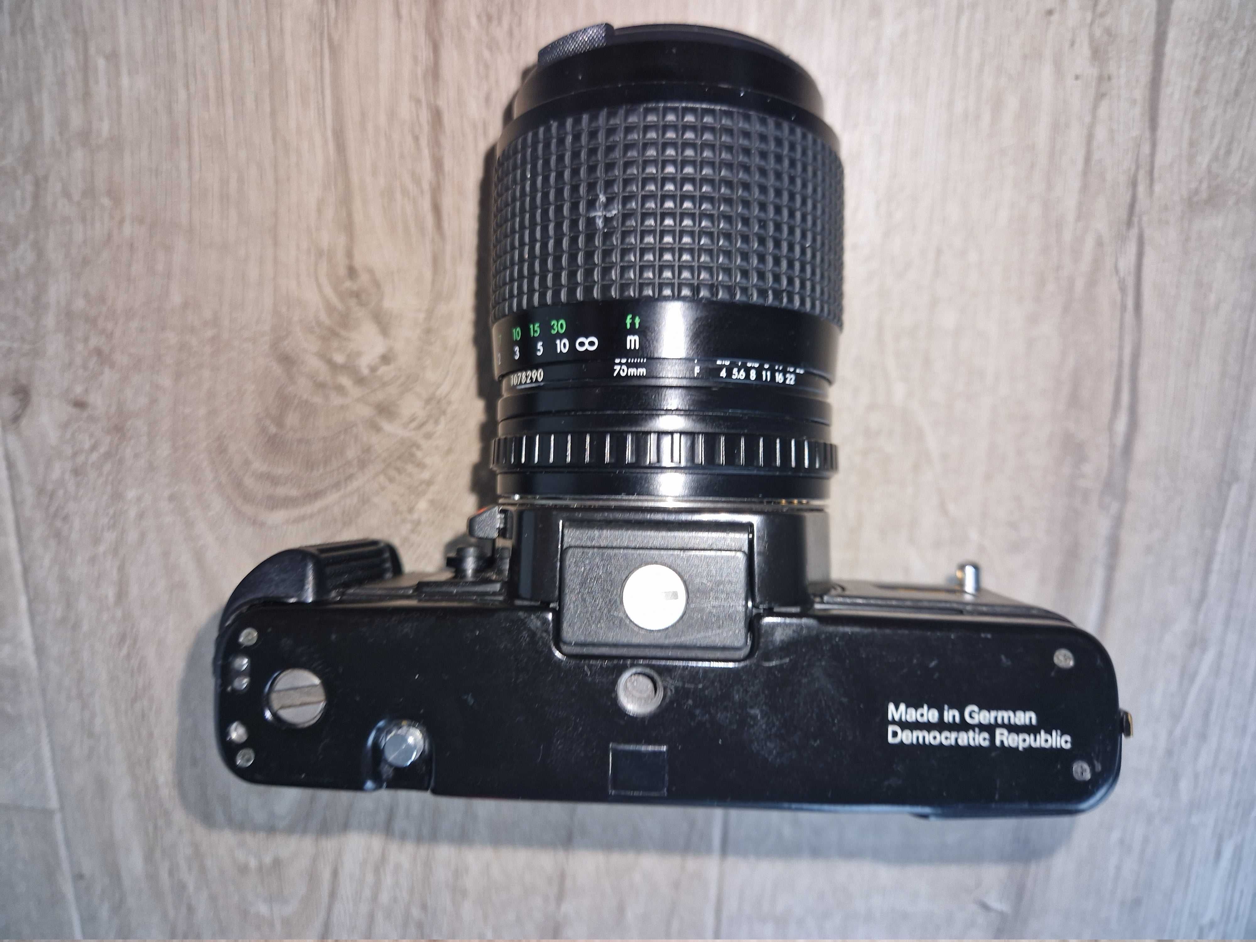 Praktica electronic BC3, dwa obiektywy.