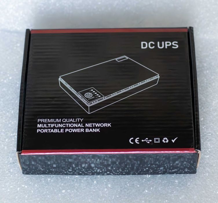Безперебійник для роутера, камери,  USB 5V/2A, DC 5V/2A, 9V/1A, 12V/1A